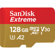 SanDisk SDSQXA1-128G-AN6MA 128GB Extreme microSDXC Card, MultiColor