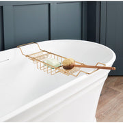 Signature Hardware SH555087BG Nottingham Brass Tub Caddy - Brushed Gold