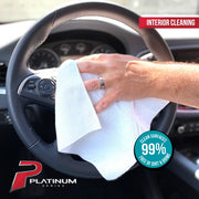 Platinum Series MPX-454403 Multi-Use Microfiber Cleaning Towel Dispenser Box, 40 Count, White