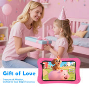 Doundy Digiland 7 Kids Tablet, 4GB RAM, 32GB Storage, Android 13, Parental Controls, Eye Protection Screen, Pink, MK7025P