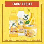 Garnier Ultimate Blends Banana 3-in-1 Dry Hair Mask Treatment, 390ml Duo