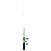 ProFISHiency Tiny Pocket Telescopic Spincast Fishing Rod and Reel Combo, 20in Fiberglass Rod, 2.6:1 Gear Ratio, Pre-Spooled with 3 lb Line, Green Briyo, Lightweight Travel Set, PCOC2225GBRY
