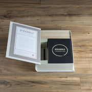 Scrabble Linen Book Vintage Edition Board Game