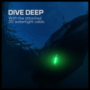 NEBO Submerser 12V COB Green Fishing Light - 10-1/2