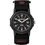 Timex T400119J Men's Expedition Camper All Black Watch, Fast Wrap Strap