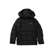 Columbia Boys Winter Powder III Quilted Jacket, Waterproof, Insulated with Omni-Heat Infinity, Adjustable Hood, Black, Large 208953