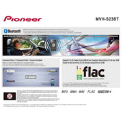 Pioneer MVH-S23BT Single Din Bluetooth Car Stereo Digital Media Receiver, Android Compatible