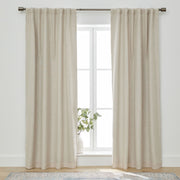 Better Homes & Gardens BH14740103170B6 Linen Blend Curtain Single Panel Papyrus Beige 50