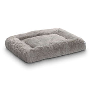 Vibrant Life Furry Cozy Bolster Pillow Dog Bed, Large Breeds, Extra Large, Oatmeal, 42