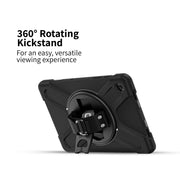 CODi Rugged Case for Samsung Galaxy Tab A9+, 11in, 360 Protection, Rotating Kickstand, Adjustable Hand and Shoulder Straps, Polycarbonate and Silicone, C30705084