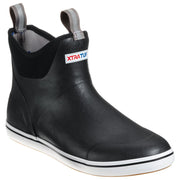 Xtratuf Ankle Deck Boots for Men - Black/White - 8M