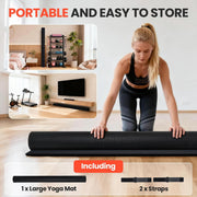THAILE Extra Large Exercise Mat, 7x5 ft, 1/3 Inch Thick, Non-Slip High-Density TPE Foam, Durable Workout Mat for Yoga and Cardio