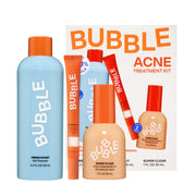 Bubble Skincare Acne Kit with Salicylic Acid for All Skin Types, 3 Items