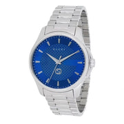 Gucci YA126371 G-Timeless 40MM Men's Watch, Blue Dial