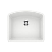 BLANCO 440175 Diamond 20.813-in x 24-in White Single-Basin Granite Undermount Residential Kitchen Sink
