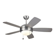 Lumtopia--DROPSHIP 5DI44BSD Discus II 44 inch Ceiling Fan Brushed Steel