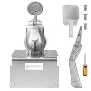 Volenca Ice Crusher, 661 Lbs/hr Capacity, 300W Motor, 4 Stainless Steel Blades, Shaved Ice Maker with Cover for Margaritas Snow Cones
