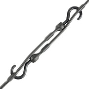Bihlerflex 36-Inch Adjust-A-Strap Poly Bungee Cord, Heavy-Duty FlexaPURE, UV Resistant, Non-Marring Nylon Hooks, Adjustable Length, Black, Pack of 4, AS36BK4PK-BX