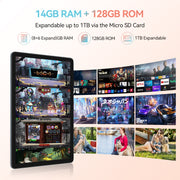 Zonko D106C 10 Inch Android Tablet 4G Phone Tablet 14GB RAM 128GB Storage Octa-Core Processor Dual SIM