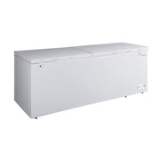 Hamilton Beach 30 Cu Ft Chest Freezer, Double Door, Adjustable Thermostat, White, HBFRF3030