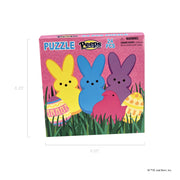 Megatoys Peeps Backpack Gift Set, Clear Plastic Backpack with Yellow Straps, 52 Stickers, 24-Piece Puzzle, 9 Colored Pencils, Coloring Cup, Easter26