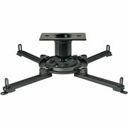 Peerless Industries PJF2-UNV Universal Projector Ceiling Mount with Spider Adapter Plate, Integrated Cable Management, Multidirectional Positioning, Black