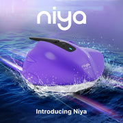 Maytronics Sonar Ray Cordless Robotic Pool Vacuum Cleaner, Purple, For Pools up to 26 FT