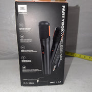JBL JBL PartyBox Wireless Mic 2X Digital Wireless Microphones, Rechargeable Battery, Black