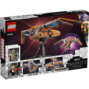 LEGO Marvel The Guardians Ship Building Toy Set, 1902 Pieces, Includes Star-Lord, Groot, Rocket, Mantis, Thor, Chitauri Minifigures, Rotatable Display Stand, 76193