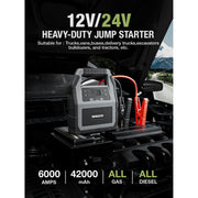YESPER Epower-99C Car Starter Jumper 6000A Peak 24V Jump Start Battery