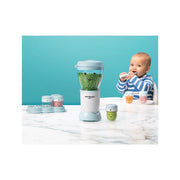 NutriBullet NBY10100 Baby Baby Food Blender 16 Piece Blue / White