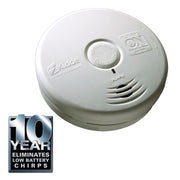 Kidde 21009663 10-Year Worry Free Battery Operated Smoke Alarm