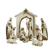 Asstd National Brand Roman 10-Pc. Ivory And Gold-Tone Nativity Set - MULTI ONE SIZE