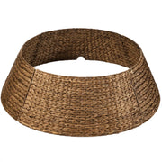 Best Choice Products 36in Woven Hyacinth Christmas Tree Collar, Chestnut