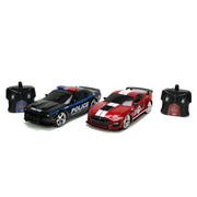Jada Toys 32850 Hyperchargers Heat Chase Radio Control Cars, Multicolor