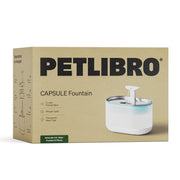 Petlibro Capsule Cat Water Fountain, 67oz Stainless Steel Tray, Ultra Quiet, Two Flow Modes, BPA-Free, Includes Replacement Filters and Cleaning Brush