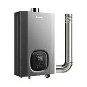 Ranein RH10K-NG Natural Gas Tankless Water Heater w/ Vent Pipe, 100,000 BTU Instant Hot Water Heater