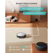 Lefant Robot Vacuum Cleaner, 4500Pa Suction, PSD Obstacle Avoidance, WiFi App and Voice Control, 160-Min Runtime, HEPA Filter, Ultra-Slim Design, M310