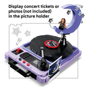LEGO Editions Olivia Rodrigo's Concert Moon Building Set, 670 Pieces, Collectible Minifigure, Rotating Vinyl Record Player, Music-Themed Decor, 43029