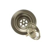 Mountain Plumbing Deluxe 3.5in Stemball Kitchen Sink Strainer, PVD Brushed Bronze Finish, Modern Circular Design, MT300/PVDBB