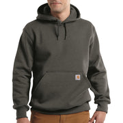Carhartt Men's Paxton Heavyweight Hooded Sweatshirt, Rain Defender Water-Repellent, Carbon Heather, XX-Large Tall, 100615-026