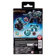 Hasbro Transformers Generations Age of the Primes Deluxe Micronus Prime 5.5-Inch Articulated Action Figure with Chimera Stone Accessory, Turquoise