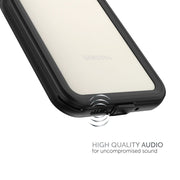 Body Glove Waterproof Tidal Phone Case with Built-In Screen Protector, Slim Hard Shell, Black/Clear, Compatible with Samsung Galaxy A17 5G, 100144865