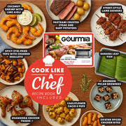 Gourmia Air Fryer Toaster Oven, 10-Quart Capacity, 12 Preset Functions, FryForce 360 Technology, Convection Mode, Stainless Steel, GTF1188SSA