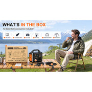 YSWHSTA Portable Power Station, 288Wh LiFePO4 Battery, 300W Electric Solar Generator, 9 Outputs, Compact Lightweight, P303