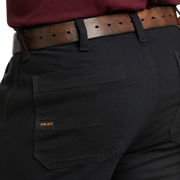 Ariat Rebar M4 Made Tough Relaxed DuraStretch Double-Front Straight-Leg Pants for Men - Black - 34x30