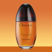 Calvin Klein Obsession Eau de Parfum Gift Set for Women, Spicy Amber and Mandarin Scent, 3.4 oz Spray, 6.7 oz Body Lotion, 0.5 oz Mini Spray, 446330