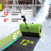 Syvio PS22 Cordless Snow Shovel, 24V, 12 Inch