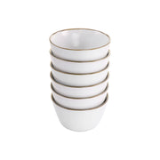 Elama Paul 6-Pc. Stoneware Dinnerware Set 975116269M - WHITE ONE SIZE