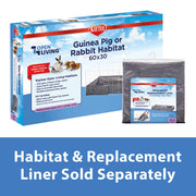 Kaytee Open Living Rooftop Add-On, Durable Chew-Proof Wire Frame, Fits 60 in x 30 in Habitat, Two Secure Doors, Large